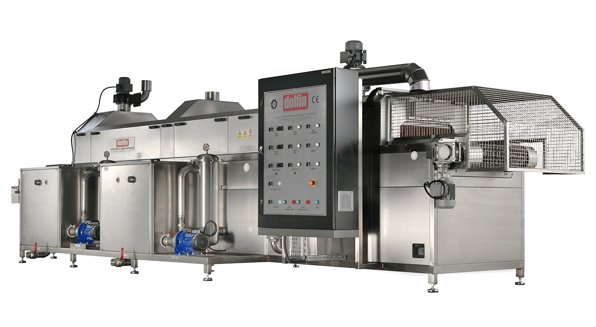Dolfin KNV series conveyor type parts washing machine