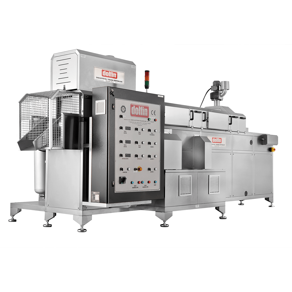 KNV conveyor washing machine view 2