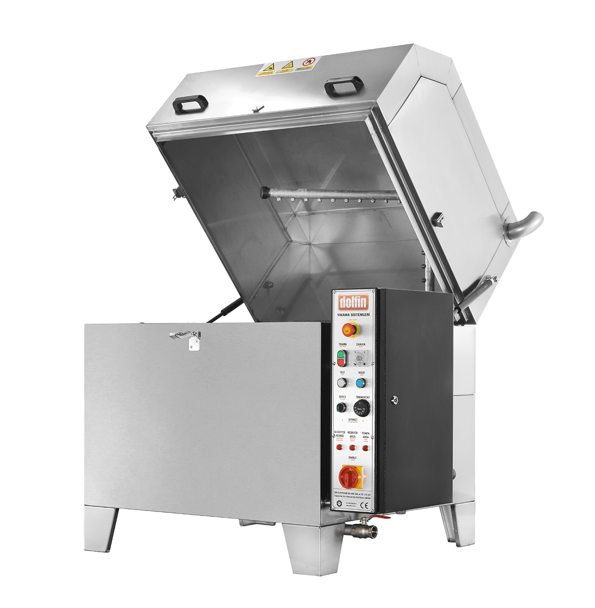 Dolfin LYM-1 döner sepetli parça yıkama makinesi